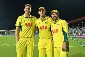 Marsh, Bavuma shake hands after AUS’s epic win in Australia vs South Africa 3rd ODI 2025 at Mackay.