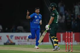 Salman Agha celebrates fifty, Rauf roars after wicket in Pakistan vs Afghanistan T20I Tri-Series 2025 at Sharjah under lights.